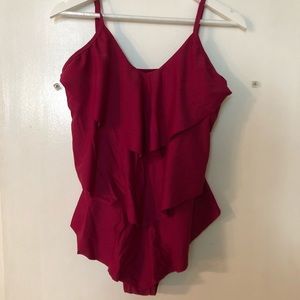 One piece bathing suit